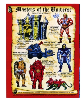 Masters of the Universe Mini-Comic (Figurenbeilage) "The Vengeance of Skeletor" von Mattel (zweisprachig)